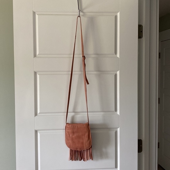 Day and Mood crossbody purse. Color Tan. - Picture 3 of 12